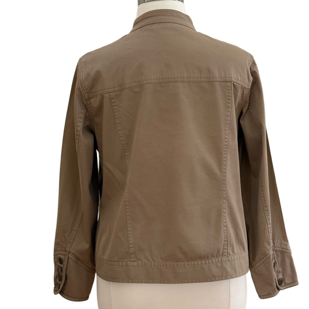 Charter Club Brown Utility Jacket - Picture 4 of 10